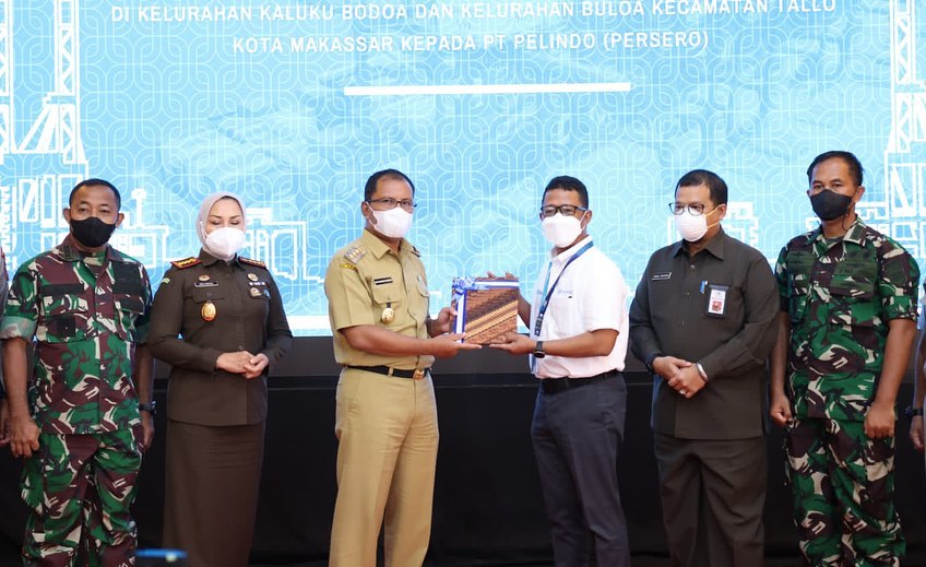 SK Wali Kota Makassar Tentang Lokasi Pembangunan Akses Jalan Tol MNP Diserahkan ke Pelindo